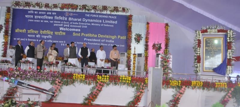 President of India lays foundation stone for BDL’s new manufacturing unit