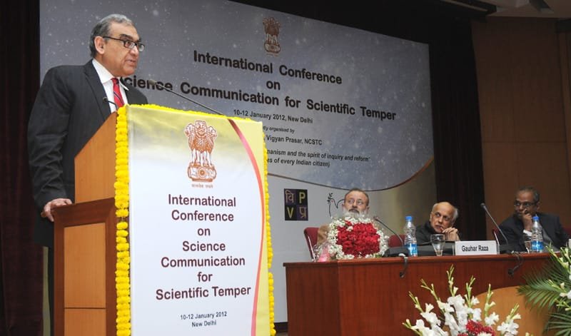 The Chairman, Press Council of India, Justice Markandey Katju delivering the inaugural address…