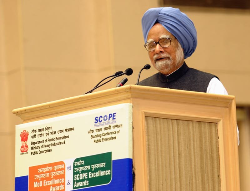 The Prime Minister, Dr. Manmohan Singh addressing at the presentation ceremony..