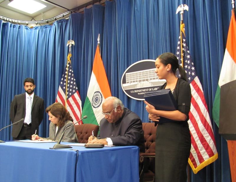 India Signs MoU with USA on Labour and Employment