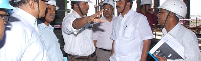 Sh. K. C. Venugopal, Hon’ble Minister of State for Power, GOI visited NTECL’s Vallur Thermal..