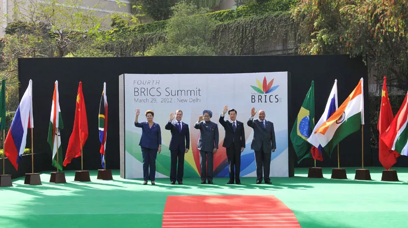The BRICS leaders, the President of Brazil, Ms. Dilma Rousseff,..