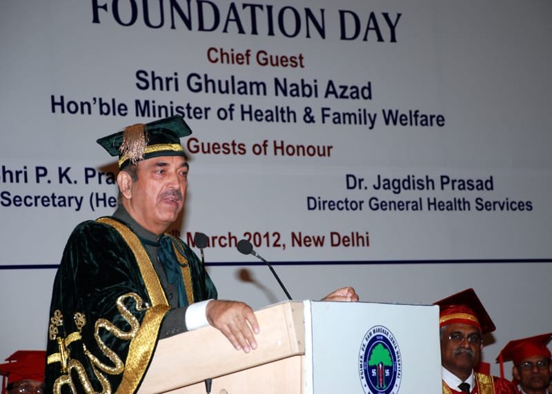 Ram Manohar Lohia Hospital to be Re-Developed During 12th Plan: Announced Azad..