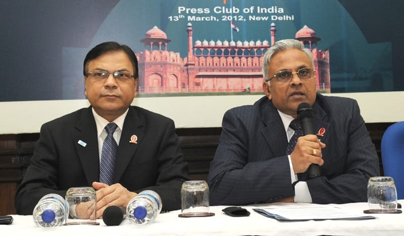 The President ICAI, Shri M. Gopakakrishnan and the Secretary..