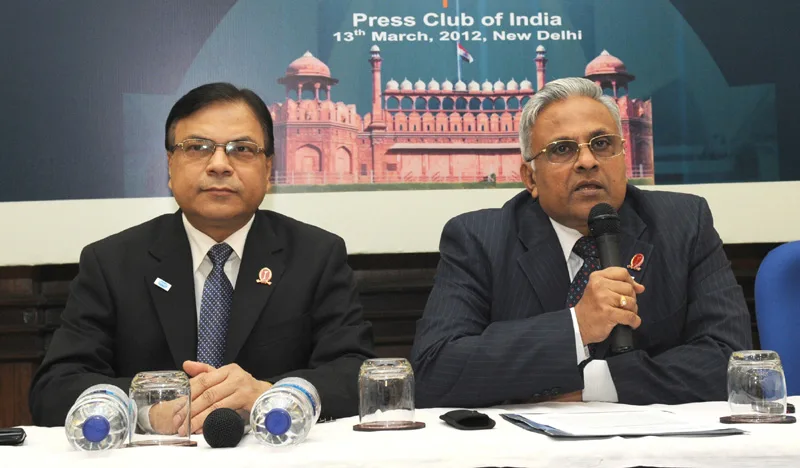 The President ICAI, Shri M. Gopakakrishnan and the Secretary..