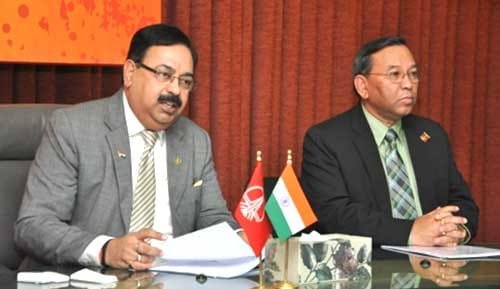 Sudhir Vasudeva, CMD, ONGC,   chaired the inaugural meeting held in ONGC office at New Delhi..