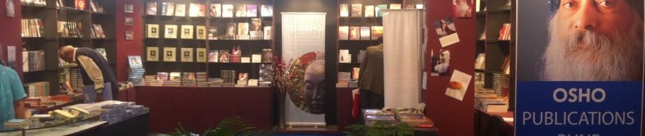 "OSHO" stall a real retreat for book lovers seeking NIRVANA at the ongoing World Book Fair at pragati