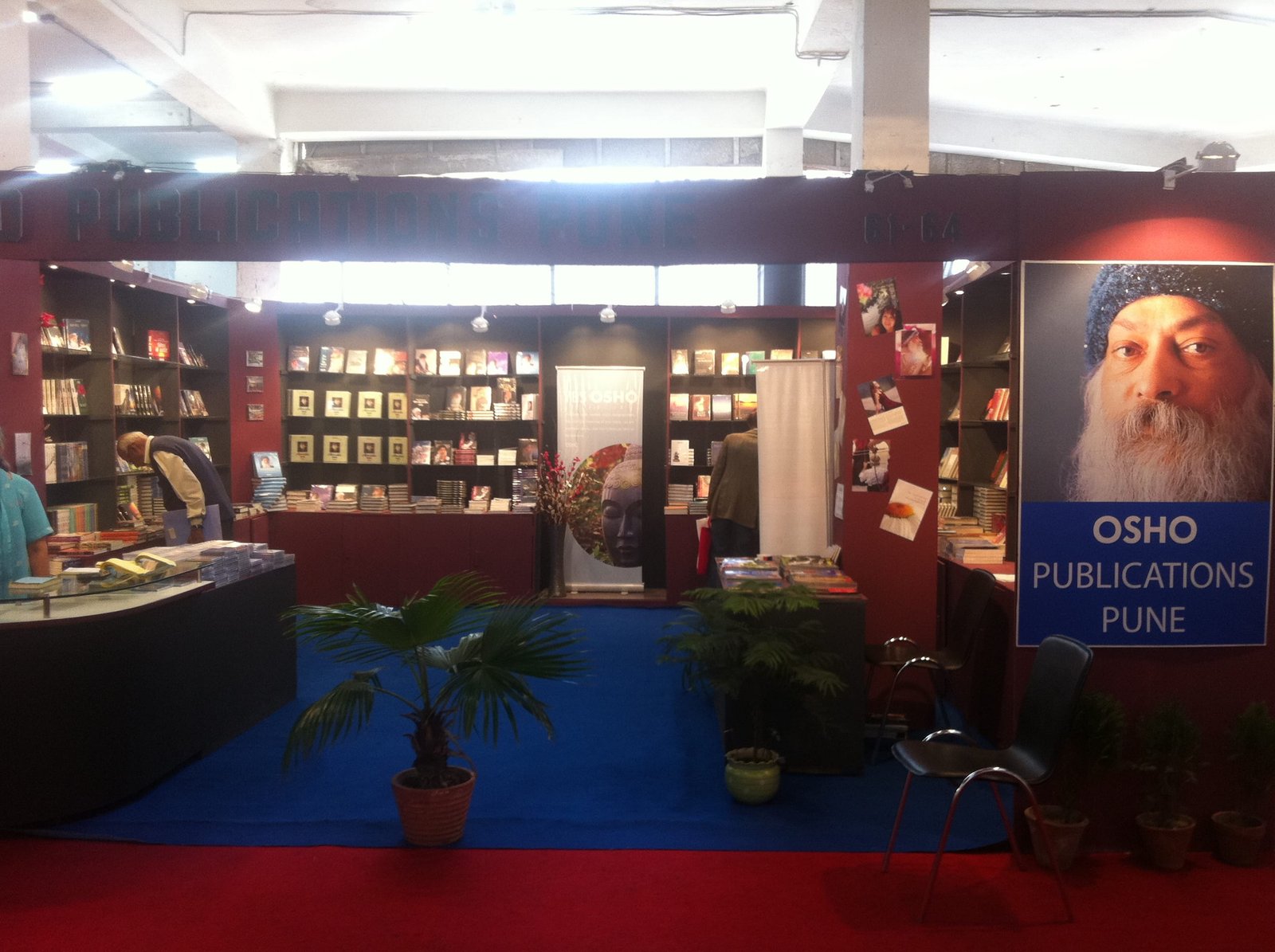 “OSHO”  stall a real retreat for book lovers seeking NIRVANA at the ongoing World Book Fair at pragati