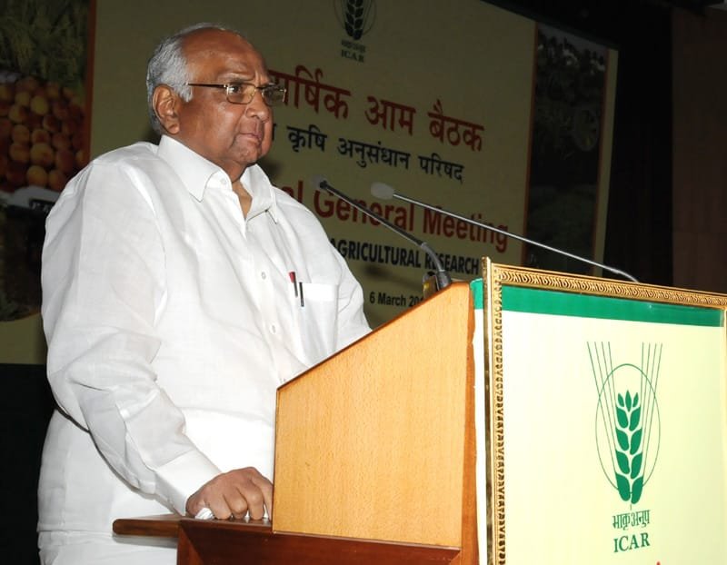 The Union Minister for Agriculture and Food Processing Industries..