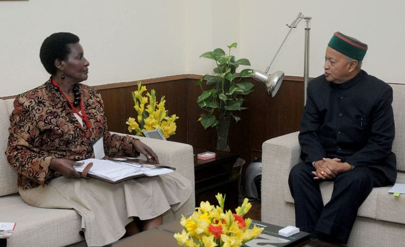 The Minister of Trade, Industry and Cooperatives, Uganda, Ms. Amelia..