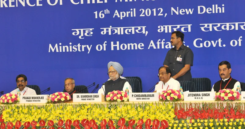 The Prime Minister, Dr. Manmohan Singh at the Chief Ministers’..