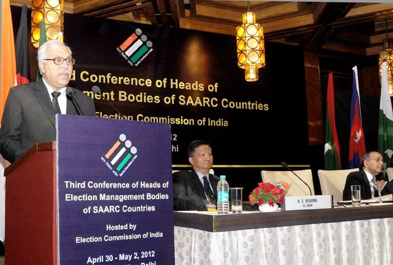 The Chief Election Commissioner, Dr. S.Y Quraishi…
