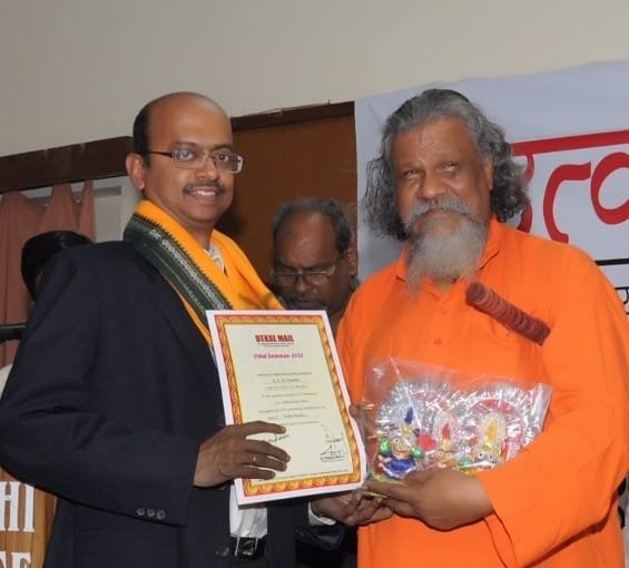 NTPC DGM(CC) Sh.K M Prashanth felicitated