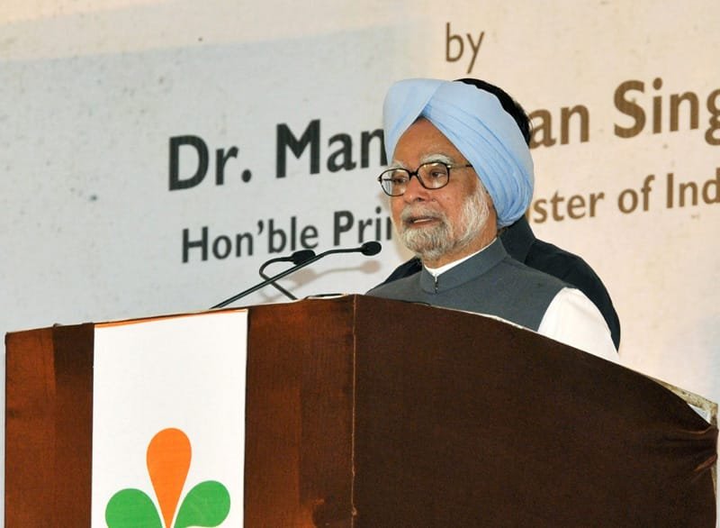 The Prime Minister, Dr. Manmohan Singh addressing after….