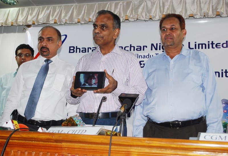 The CGM, BSNL, Chennai Telephones, Shri A. Subramanian launching…