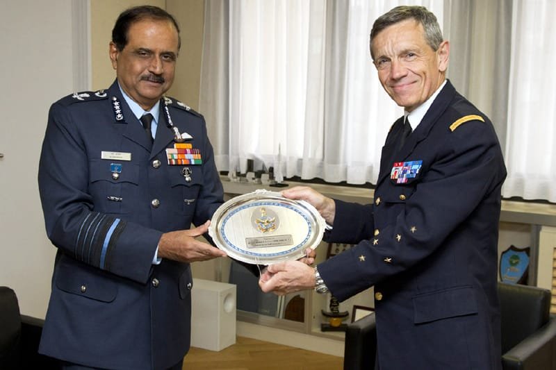 The Chief of the Air Staff, Air Chief Marshal N.A.K. Browne presenting the IAF…