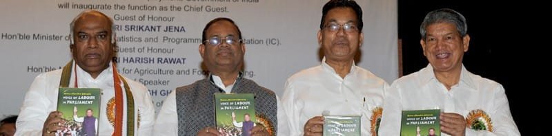The Union Minister for Labour and Employment, Shri Mallikarjun Kharge...