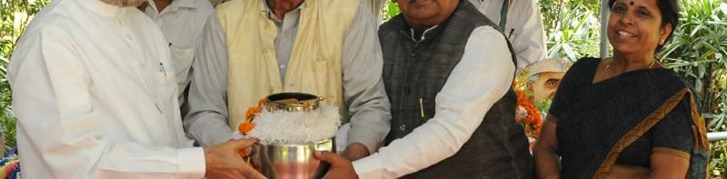 The Nehru Brigade Volunteers presenting the Rajiv Gandhi Shaheedi....