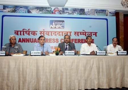 Shri A.B.L. Srivastava, Chairman and Managing Director, NHPC (Centre)…