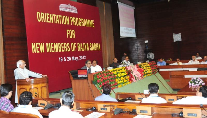 The Vice President and Chairman Rajya Sabha, Shri Mohd. Hamid Ansari...