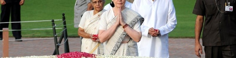 The Chairperson, National Advisory Council, Smt. Sonia Gandhi....
