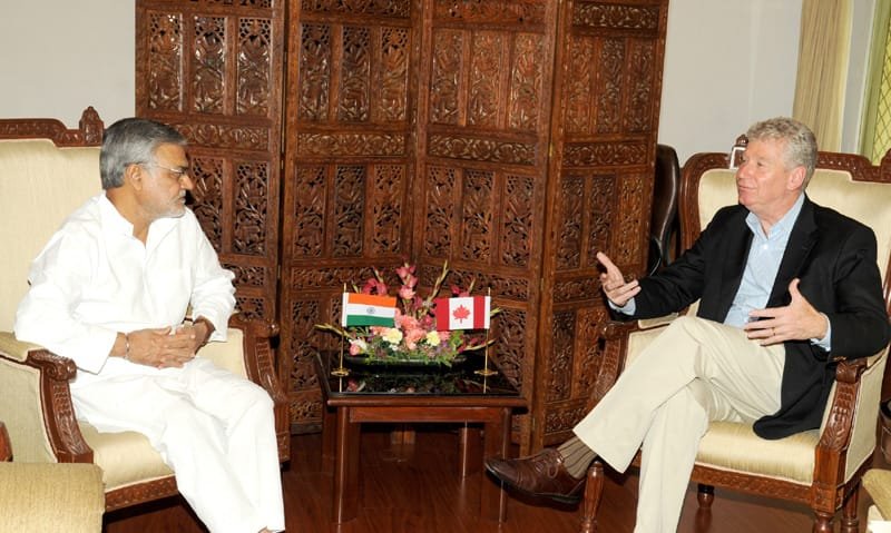 The High Commissioner of Canada, Mr. Stewart Beck meeting the….