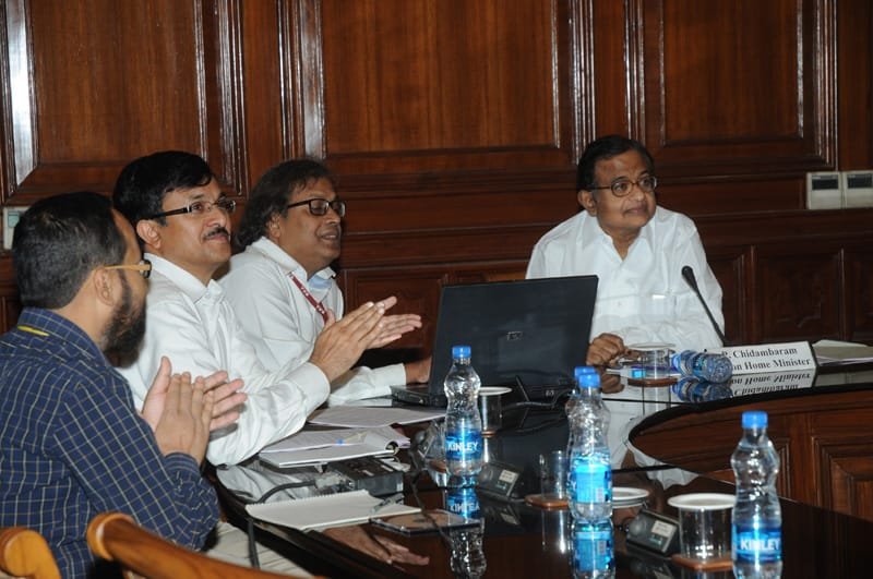 The Union Home Minister, Shri P. Chidambaram launching the...