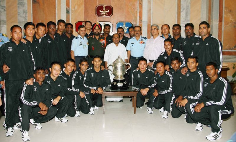 The Defence Minister, Shri A. K. Antony felicitated the Armed Forces sp...