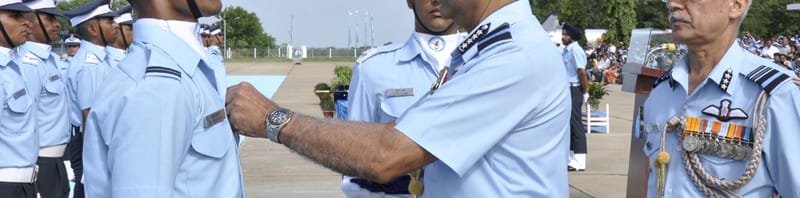 The Chief of Air Staff, Air Chief Marshal N.A.K. Browne awarding the...