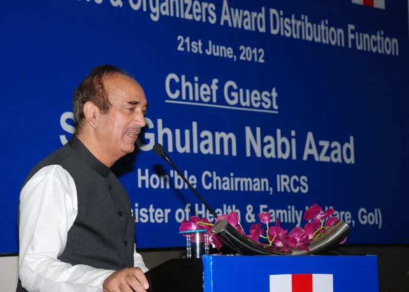 The Union Minister for Health and Family Welfare, Shri Ghulam….