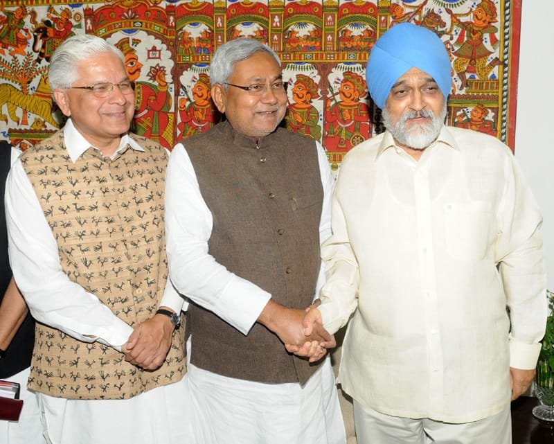 The Chief Minister of Bihar, Shri Nitish Kumar meeting the Deputy….