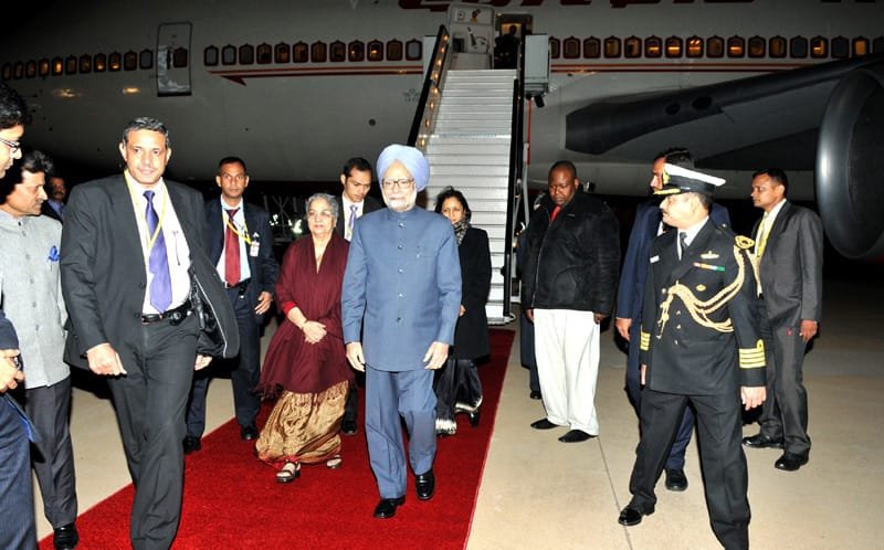 The Prime Minister, Dr. Manmohan Singh and his wife Smt. Gursharan Kaur….
