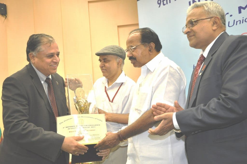 Mr. B.P. Rao, CMD, BHEL receiving ICAI National Award for…