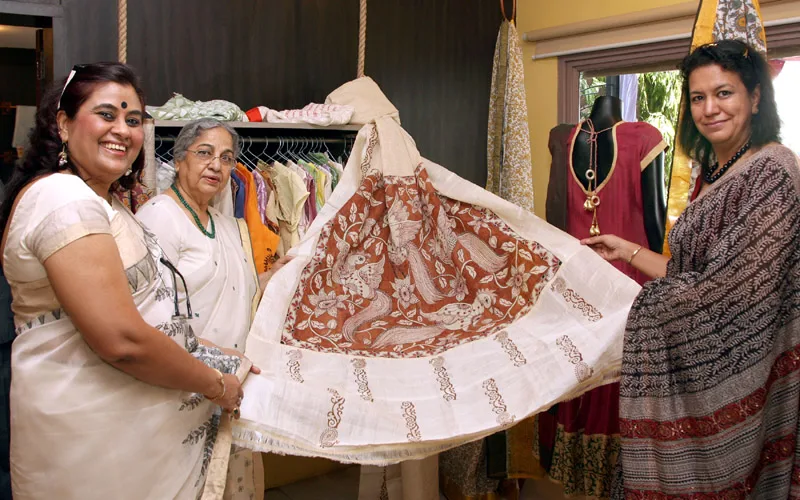 Smt. Gursharan Kaur launching the new line of Karu Karya, in New Delhi…