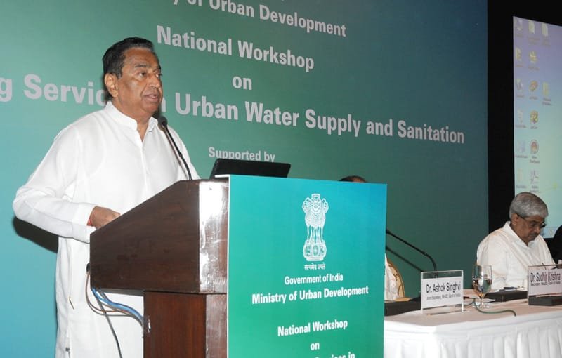 The Union Minister for Urban Development, Shri Kamal Nath delivering...