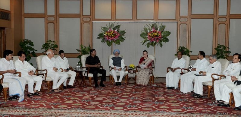 The Prime Minister, Dr. Manmohan Singh at the UPA Coordination…