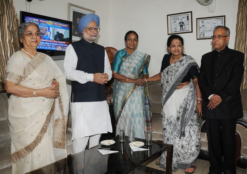 The Prime Minister, Dr. Manmohan Singh and his wife Smt. Gursharan Kaur...