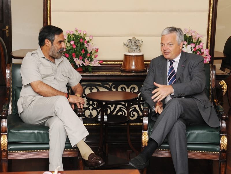 The Dy. PM & Minister for Foreign Affairs, Belgium, Mr. Didier Reynders at…