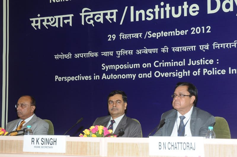 The Union Home Secretary, Shri R.K. Singh at the Institute day celebrations…