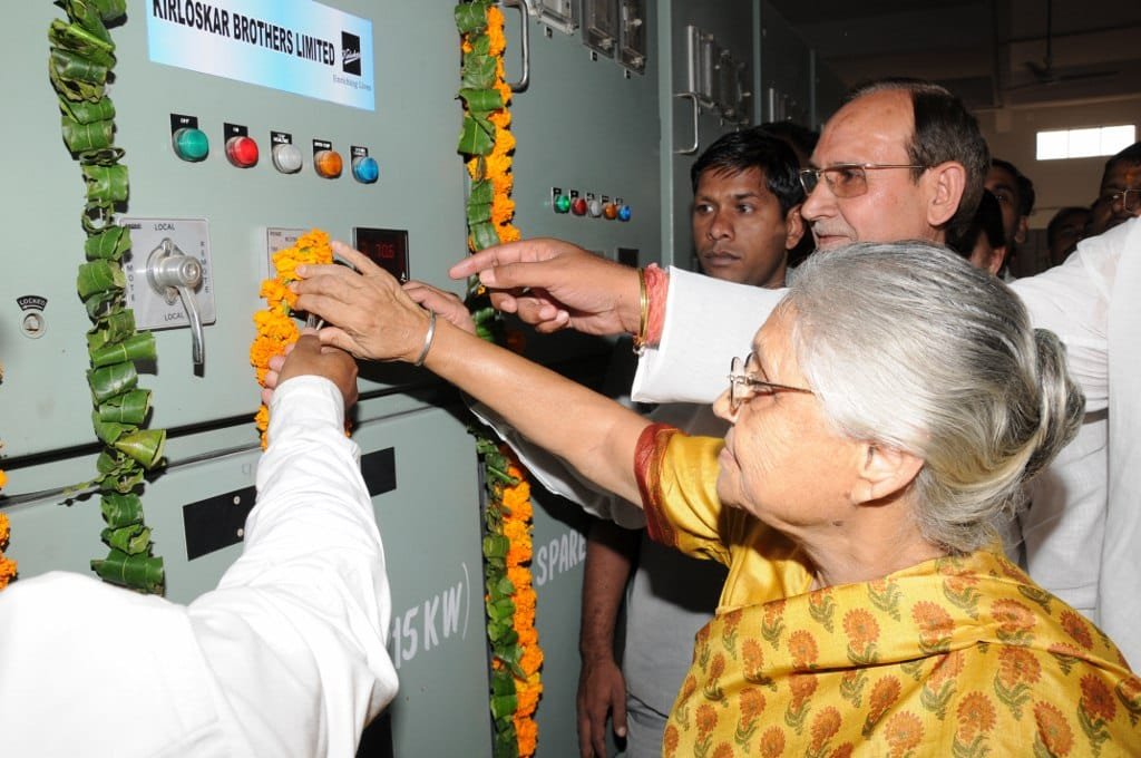 Sheila Dikshit ,Chief Minister of Delhi and Chairperson, Delhi Jal Board…
