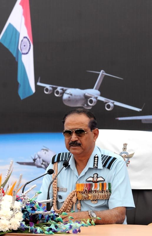 The Chief of Air Staff, Air Chief Marshal N.A.K. Browne addressing at the…