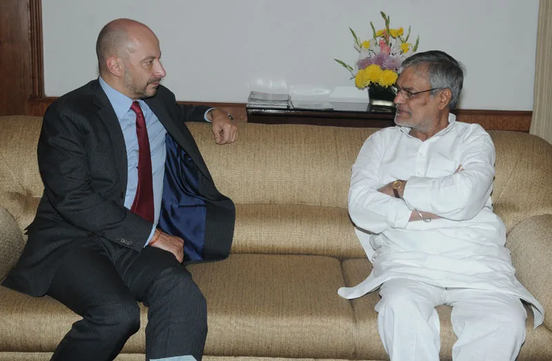 The Ambassador of France in India, Mr. Francois Richier calls on the…