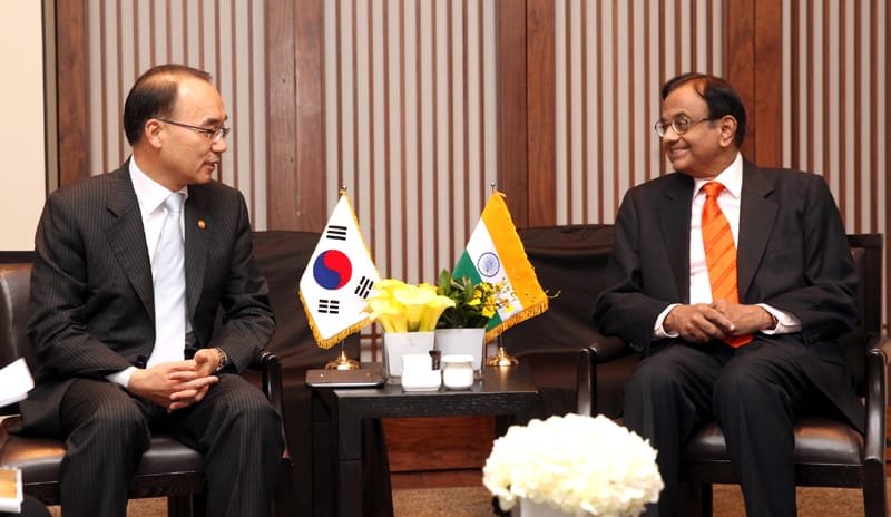 The Union Finance Minister, Shri P. Chidambaram and the...