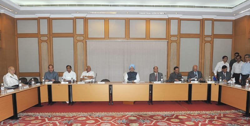 The Prime Minister, Dr. Manmohan Singh chairing the meeting of…