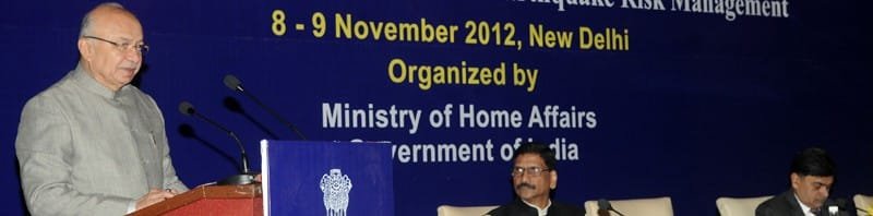 The Union Home Minister, Shri Sushil Kumar Shinde lighting the lamp to inaugurate...