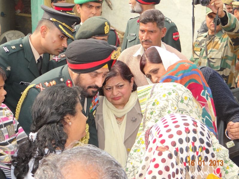 The Chief of Army Staff, General Bikram Singh and his wife Mrs. Babble Singh...