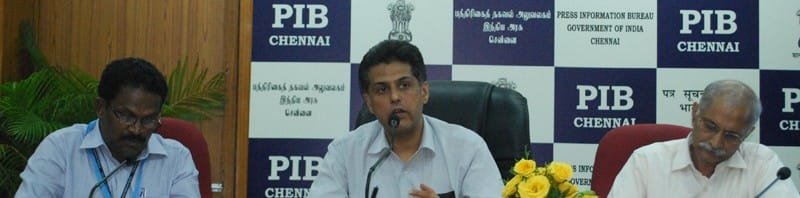 The Minister of State (Independent Charge) for I&B, Shri Manish Tewari...