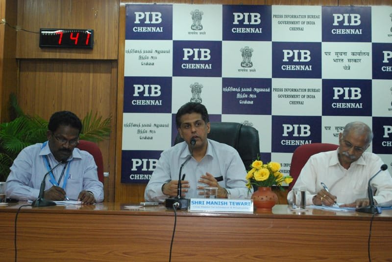 The Minister of State (Independent Charge) for I&B, Shri Manish Tewari…