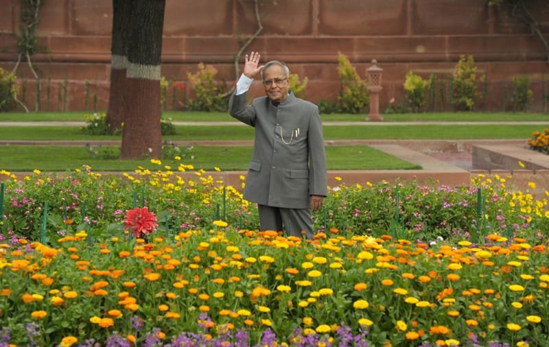 The President, Shri Pranab Mukherjee opens the annual “Udyanotsav” of the...