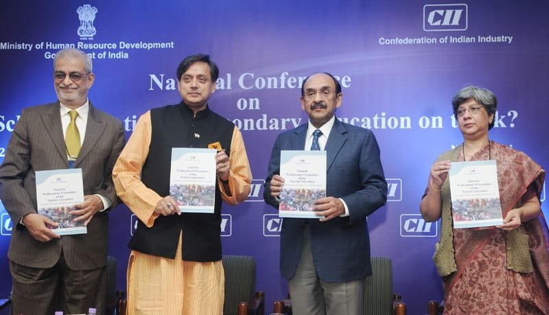 The Minister of State for Human Resource Development, Dr. Shashi Tharoor…